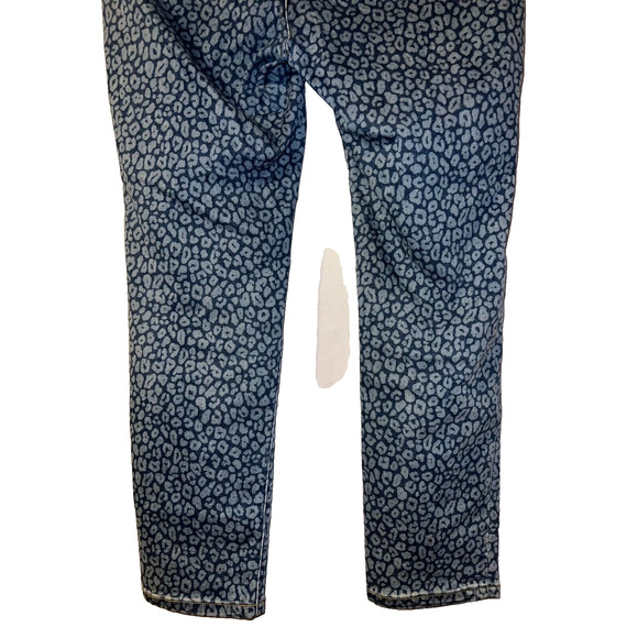 Tommy Bahama Jeans Women's Size 10 x 28 Blue Spots Of Dots High Rise Ankle Jean - Picture 6 of 7